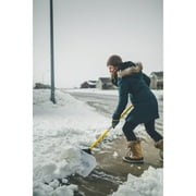 THE SNOWPLOW Original 48 Inch Blade Snow Pusher Shovel with Handle
