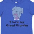 thumbnail image 4 of Inktastic I Love My Great Grandpa Elephant Boys or Girls Toddler T-Shirt, 4 of 5