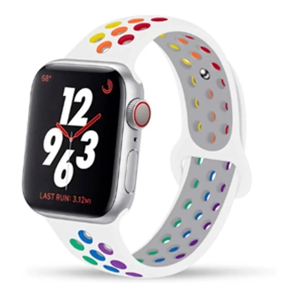 Correa Sport Para Apple Watch Silicon Transpirable Premium Compatible con Series 1,2,3,4,5,6,7,8,9,10
