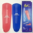 thumbnail image 4 of Miangastore 1 Set 2Pcs Foot Sizer Foot Ruler Feet Measure Device Shoe Sizer Foot Width Length Measuring Device Shoe Size Measure Gauge For Adults Kids Buying Shoes (Red Blue), 4 of 9