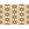 thumbnail image 1 of Ahgly Company Machine Washable Indoor Rectangle Transitional Khaki Gold Area Rugs, 2' x 5', 1 of 7