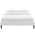 thumbnail image 5 of Modway Tessie Full Vinyl Bed Frame with Squared Tapered Legs in White, 5 of 6