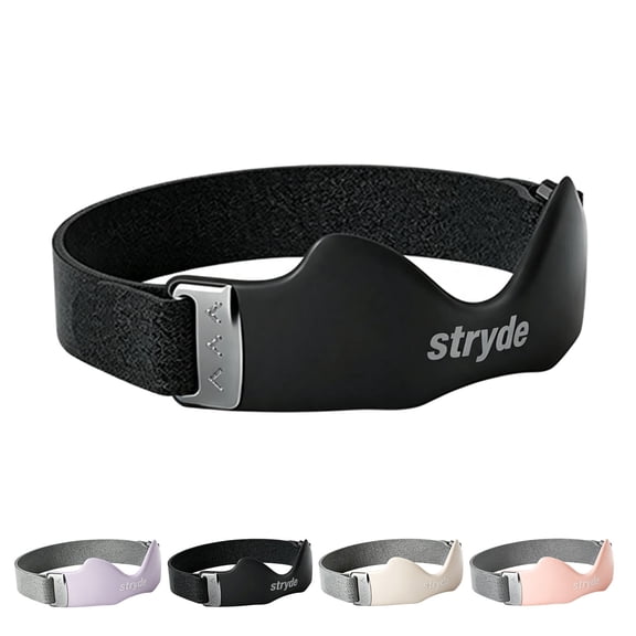 Stryde Knee Strap – 2026 New Precision Strap for Knee Support – Adjustable Lightweight Band for Travel, Sports & Daily Use – Silicone Lock Pad, Breathable (Black, 1PCS)