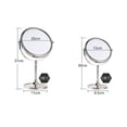 thumbnail image 5 of Personal Makeup Mirror Vanity Mirror With Lights Desktop Vanity Mirror Stainless Steel Rotating Double-sided Mirror Retro Bathroom Mirror Handheld Beauty Mirror ,Widely Use, 5 of 5