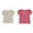 Hot Pink 1PCS & Beige 1PCS, variant on XEGLSBU 2 Pack Girls Shirts Solid Color Cotton T Shirts Kids Crewneck Tops Summer Short Sleeve Tees for Girls Size 120