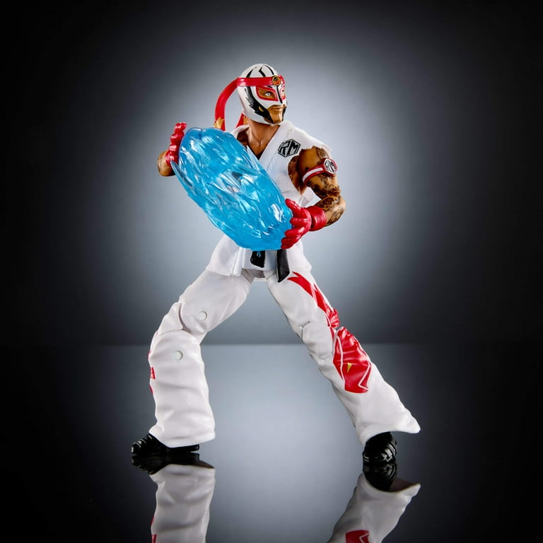 WWE x Street Fighter Rey Mysterio Action Figure & Accessories, 6