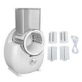 thumbnail image 2 of Electric Cheese Grater, 50W Rechargeable Slicer Shredder, Multifunctional Veggie Cutter, Automatic Salad Maker Machine with Safety Lock, Kitchen Gadget for Home Cooking, 2 of 7