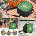thumbnail image 6 of Yspwyqan Green Frog Banjo Kids Backpack Set 4Pcs with Lunch Box Pencil Case Water Bottle Bag, 17 Inch Multi-Pocket Lightweight Bags Fits 15.6 Laptop for Elementary Middle School, 6 of 7