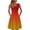Orange Womens Summer Dress, variant on USSUMA Sun Dresses Women Summer Casual Sleeveless Swing Pleated Short Mini Sundresses for Women Tie Dye Plus Size Dress for Women V Neck Graduation Dress