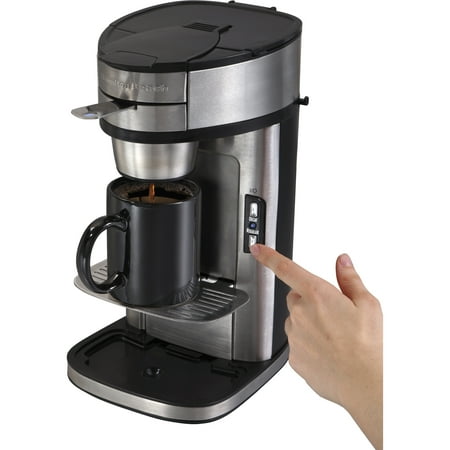 Hamilton Beach - Single Serve Coffee Maker - Stainless Steel