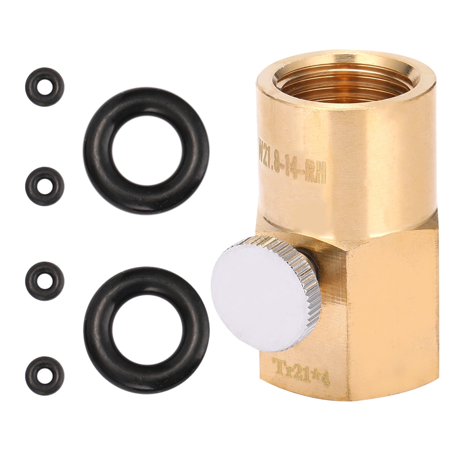 Convertitore/Adattatore Per Bombola CO2, Da Filettatura TR21 A W21.8-14mm, Per Home Brewing E Soda Maker