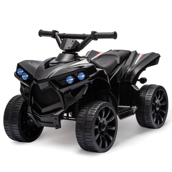 Kids ATV 4 Wheeler, 6V Ride-On Car Toy for Children Ages 1-5, 1.8 Mph Max Speed, Music,Led Lights,Electric Vehicle Quad Car for Kids