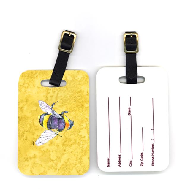 bee luggage tag