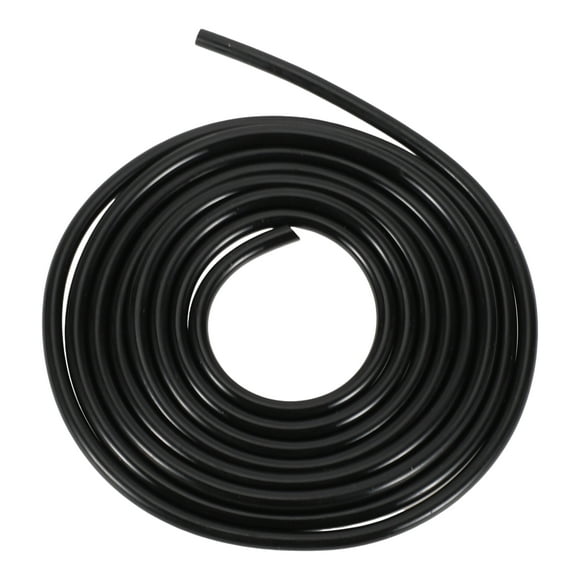 Unique Bargains Petrol Fuel Line 6.56ftx1/9"(2mm)/1/7"(3.5mm) Gas Line Pipe Hose PVC Black