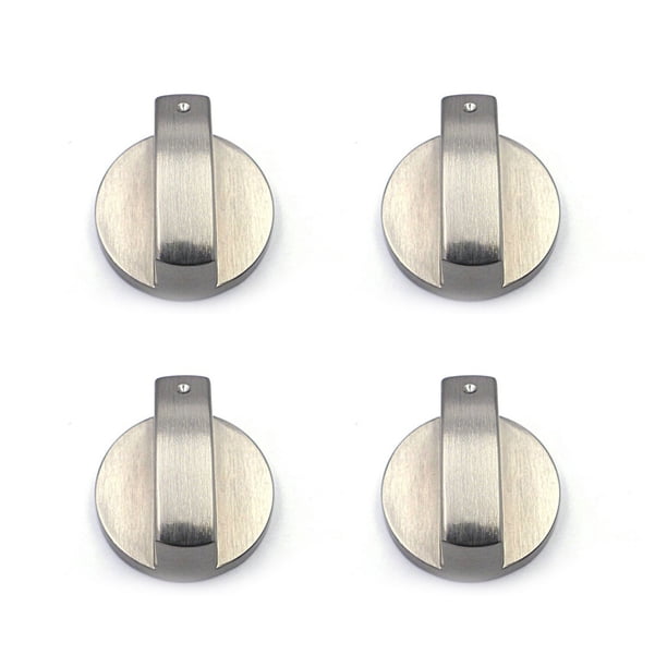 Ounissouiy Perilla de estufa de de 4 piezas, botón de interruptor Premium, repuestos de cocina prácticos y prácticos para el hogar, restaurante, Cocina y Comedor Ounissouiy HA061080-00