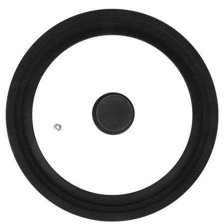 

1Pc Multi-function Pot Lid Visible Universal Toughened Glass Silicone Pot Cover