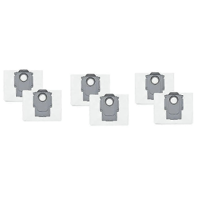 6 Pack Dust Bags for Roborock S8 Pro Ultra, S8+,S7 MaxV Ultra/Max Ultra, Robot Vacuum 2.5L Vacuum Ba