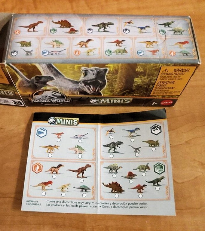 Jurassic World Minis Dinosaurs GWP38-956D Release Complete Set of 11 Dino Surprise Packs