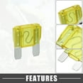 thumbnail image 3 of Unique Bargains 1 Set 20A Maximum Blade Style Fuse 10AWG Fuse Holder 10 Gauge Fuse Holder Blade Style Inline Fuse Holder, 3 of 6