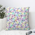 thumbnail image 4 of Fuzoiu Butterflies on Polka Dots Print Square Pillow Cover,Hidden Zipper Design,Luxury Square Pillow Case, Throw Pillow,Couch Cushion-12"x12", 4 of 7