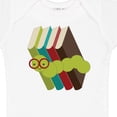 thumbnail image 4 of Inktastic Bookworm Books Reading Boys or Girls Baby Bodysuit, 4 of 5