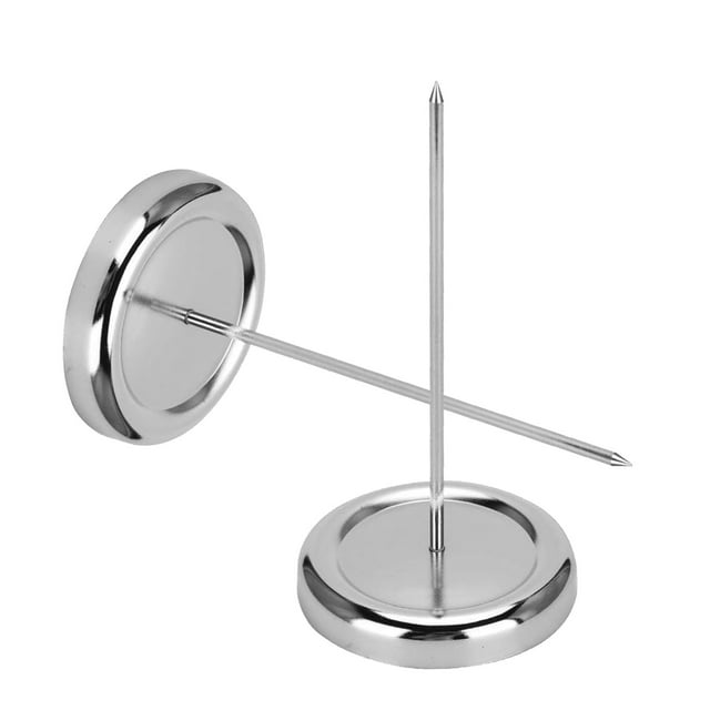 unbranded 2Ud Soporte De Recibos Restaurante De Acero Inoxidable Con Base Estable Para Organización En