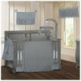 thumbnail image 2 of BabyFad Modern 9 Piece Gray Cotton Quilt Bedding Set, Crib, 2 of 5