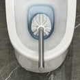 thumbnail image 4 of Toilet Bowl Brush Set with 2 Types of Brushes (Stiff + Slit), Cleans Every Corner of Toilet Sink Wash Basins and Bathtubs, Ventilation Slots Base, No Hair Tangling, Hygienic Design, 4 of 6