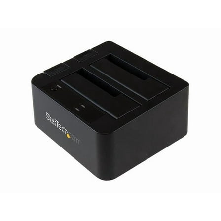 StarTech.com USB 3.1 (10Gbps) Dual-Bay Dock for 2.5"/3.5" SATA SSD/HDDs with UASP - Dock two 2.5" & 3.5" SATA SSD/HDDs over high performance USB 3.1 Gen 2 (10 Gbps)