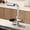 Brushed Nickel, variant on KAIYING Pull Down Kitchen Faucet with Integrated Glass Rinser and Waterfall Mode, Mate Black