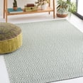 thumbnail image 2 of SAFAVIEH Martha Stewart Cotton Diamond Area Rug, Green/Ivory, 9' x 12', 2 of 8