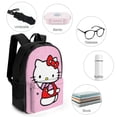 thumbnail image 2 of Hello Kitty Backpack Bookbag Casual Daypack Travel Backpacks for Work Hiking Camping, 2 of 8