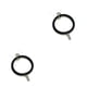 thumbnail image 2 of Methold Cadena para teléfono móvil para hombres y mujeres, resistente al agua, Color sólido, Universal, Flexible, anillo antipérdida, Negro 2Conjunto, 2 of 6