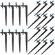 thumbnail image 1 of 20 goteros para riego de jardín, insertos de tierra, emisores de riego por goteo, cabezales de aspersores atomizadores para árboles frutales, césped y jardines., 1 of 7