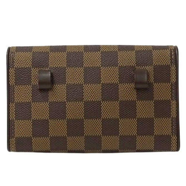 Authenticated Used Louis Vuitton LOUIS VUITTON Bag Damier Men's Women's  Waist Pouch Body Pochette Florentine N51856 Brown 