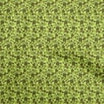 thumbnail image 1 of oneOone Polyester Spandex Lime Green Fabric Floral Sewing Craft Projects Fabric Prints By Yard 56 Inch Wide, 1 of 5