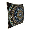 thumbnail image 2 of Kll Dot Mandala Decorative Throw Pillow Covers Velvet Soft For Couch Sofa Bedroom Living Room Outdoor -16"X16", 2 of 8
