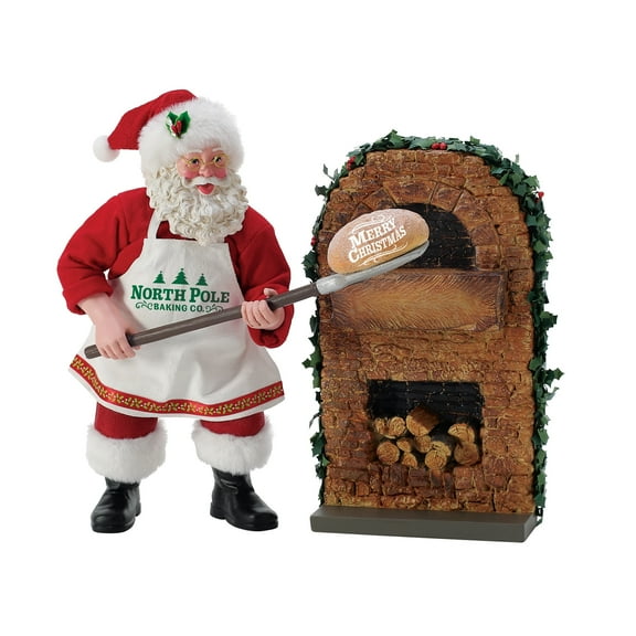 Department 56 Possible Dreams Santa Claus North Pole Bakery Multicolor Christmas Figurine 10in H