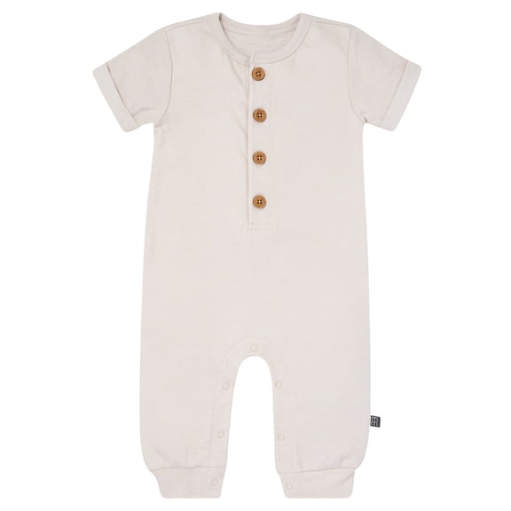 Modern Moments by Gerber Baby Boy Short Sleeve Slouch Romper, Sizes 0/3 Months - 24 Months