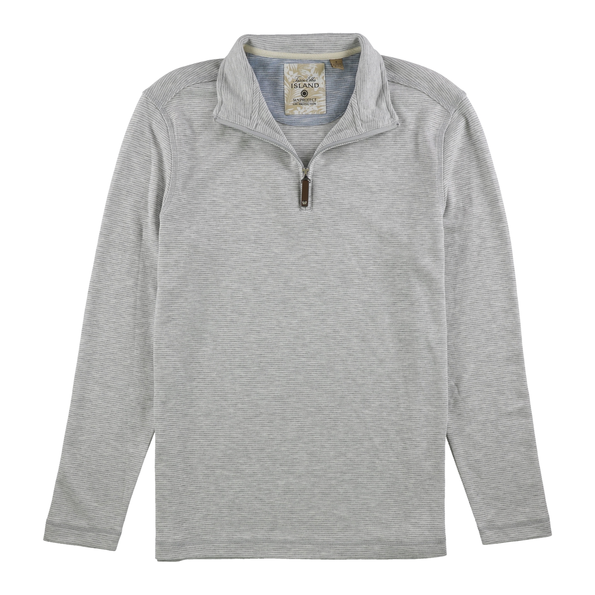 Tasso Elba Mens Quarter Zip-Up Pullover Sweater, Grey, Small - Walmart.com