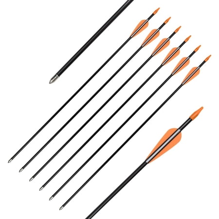 Elong Fiberglass Arrows Archery 24 26 28 30Inch Target Shooting Practice Safetyglass Recurve Bows Suitable for Youth Children Woman Beginner