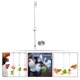 thumbnail image 3 of unbranded Alimentador Suspendido Para Pollos Y Loros Con Estructura Duradera De Inoxidable, 3 of 8