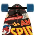 thumbnail image 3 of Santa Cruz Marvel Spiderman Longboard Skateboard Complete Blue 39x9.58, 3 of 4