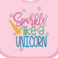 thumbnail image 4 of Inktastic Sparkle Like a Unicorn Boys or Girls Baby Bib, 4 of 4