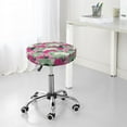 thumbnail image 7 of Lsque Orchids Flowers Round Bar chair cushion covers Velvet Fabric Premium Comfort Protects from Scratches and Stains for 14-17 Inch Chair- 14 inch, 7 of 7