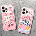 thumbnail image 2 of Funda de teléfono transparente k-kirby de dibujos animados para iPhone, 15, 14 Pro Max, 13, 12 Mini, 11 Pro, XR, XS, X, 8, 7, 6, 6S Plus, SE, 2020, 2 of 5