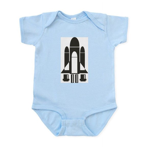 CafePress - Space Shuttle Infant Bodysuit - Baby Light Bodysuit, Size Newborn - 24 Months