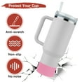 thumbnail image 4 of Uxcell Funda de Botella de Agua de Silicona [1PCS] - Funda Protectora Antideslizante para Proteger Botellas de Agua de Rasguños - [Rosa - 2.95 IN], 4 of 7