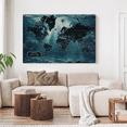thumbnail image 4 of Elephant Stock Diving Push Pin Hobby Map I Wall Art - Map Canvas Art - 48" x 32", 4 of 8