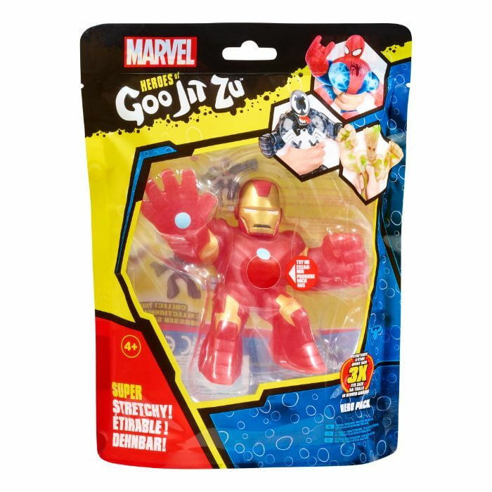 Iron man Heroes of Goo Jit Zu Marvel Action Figure Super Squishy 2020 